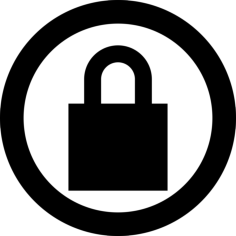 Clock Padlock Outline Drawing Svg Vector, Free Vectors File